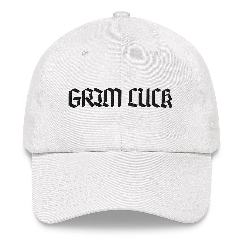 White Grim Luck Hat